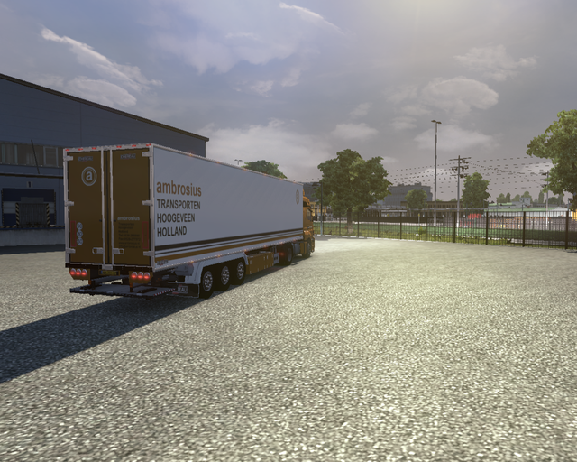 ets2 Mercedes Axor 4x2 (high cab) + Chereau Coolli prive skin ets2