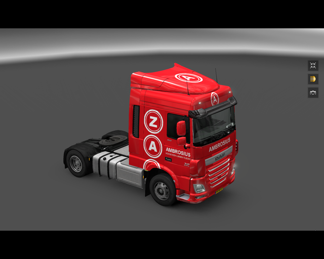 ets2 Daf XF105 euro6 Ambrosius Transporten Hoogeve prive skin ets2