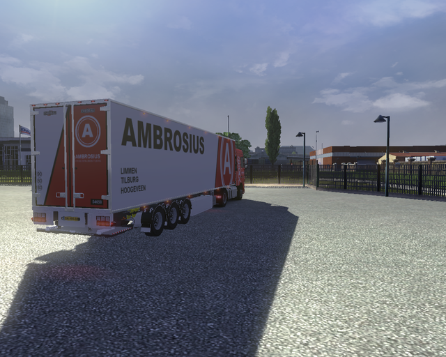 ets2 Daf XF105 euro6 + Chereau Coolliner Ambrosius prive skin ets2