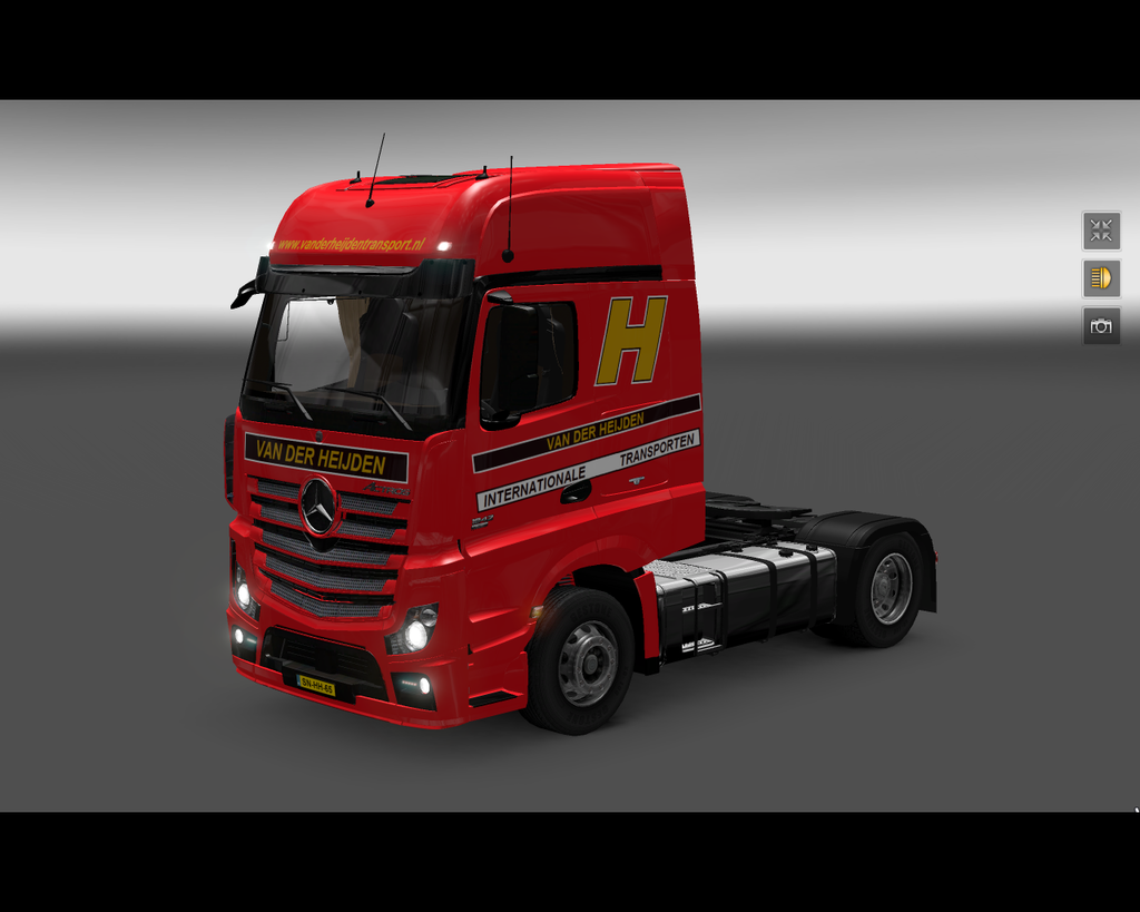 ets2 Mercedes Actros MP4 van der Heijden Wahlwille - prive skin ets2
