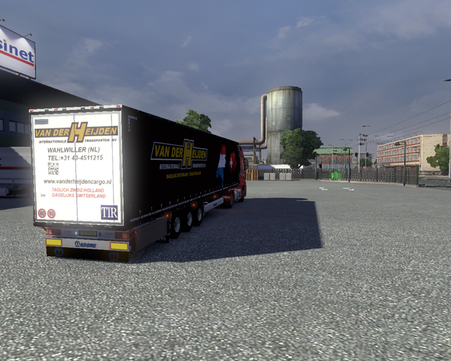 ets2 Mercedes Actros MP4 + Krone profiliner van de prive skin ets2