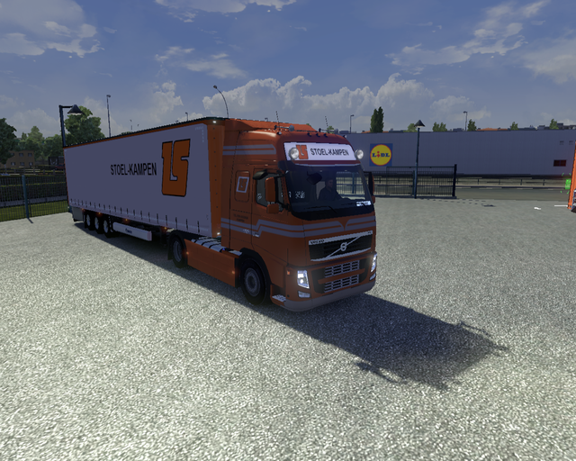 ets2 Volvo FH Classic 4x2 + Krone Profiliner Stoel prive skin ets2