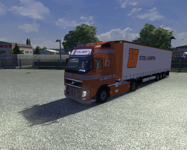 ets2 Volvo FH Classic 4x2 + Krone Profiliner Stoel prive skin ets2