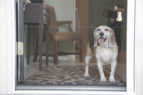 Plisse Retractable Screen Door Austin Screen Solution Plisse