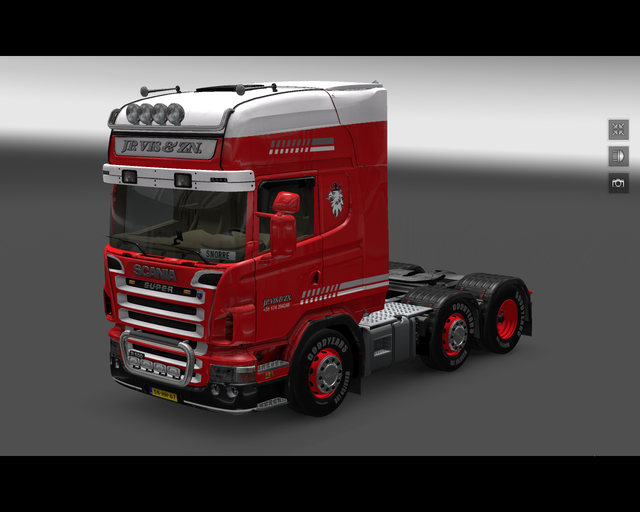 ets2 Scania R2009 6x2 J.P prive skin ets2