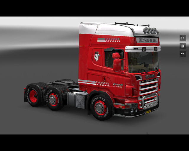 ets2 Scania R2009 6x2 J.P prive skin ets2