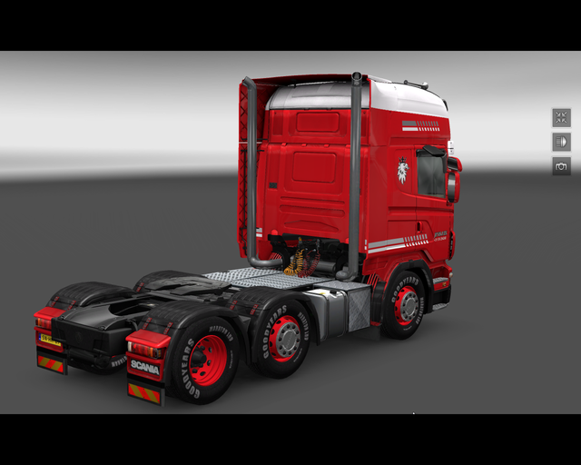 ets2 Scania R2009 6x2 J.P prive skin ets2