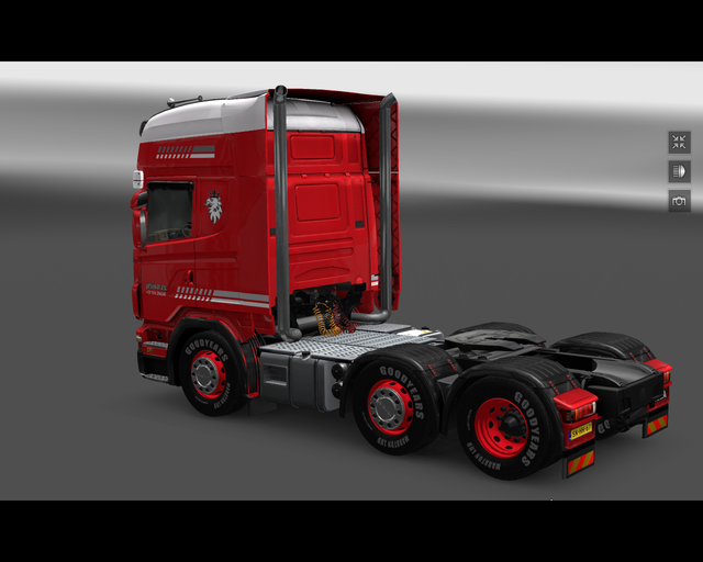 ets2 Scania R2009 6x2 J.P prive skin ets2