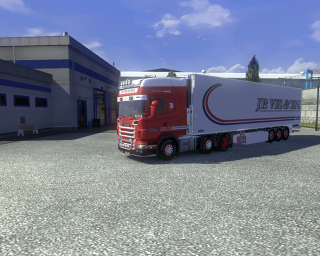 ets2 Scania R2009 6x2 + Chereau coolliner J.P prive skin ets2