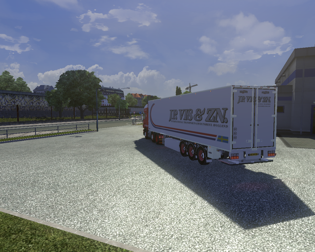 ets2 Scania R2009 6x2 + Chereau coolliner J.P prive skin ets2