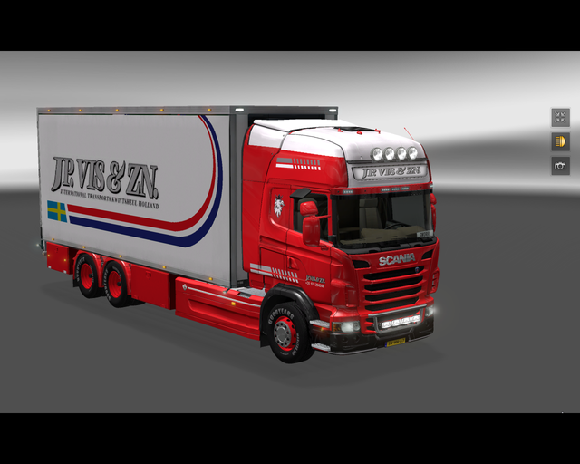 ets2 Scania R2008 6x4 BDF + Tandem J.P prive skin ets2