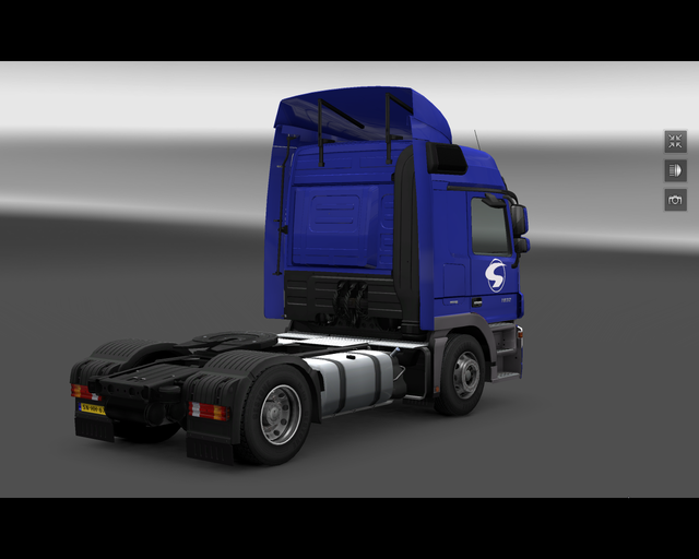 ets2 Mercedes Actros MP3 4x2 van Gansewinkel 2 prive skin ets2