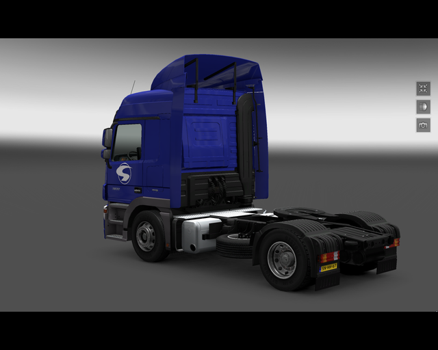 ets2 Mercedes Actros MP3 4x2 van Gansewinkel 3 prive skin ets2