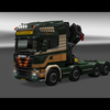 ets2 Scania R730 V8 + kraan... - prive skin ets2