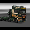 ets2 Scania R730 V8 + kraan... - prive skin ets2