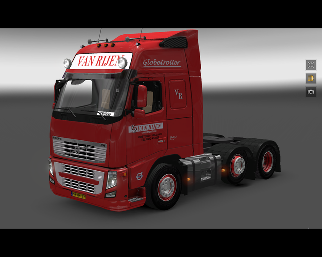 ets2 Volvo FH Classic 6x2 van Rijen Oosteind  prive skin ets2