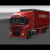 ets2 Daf XF105 6x4 BDF + ta... - prive skin ets2