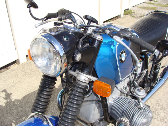 2973281 '70 R75-5, Blue. 004 SOLD.....2973281 '70 R75/5 SWB, Blue. 87,500 Mi. Starts easily. Runs GREAT! Very strong.