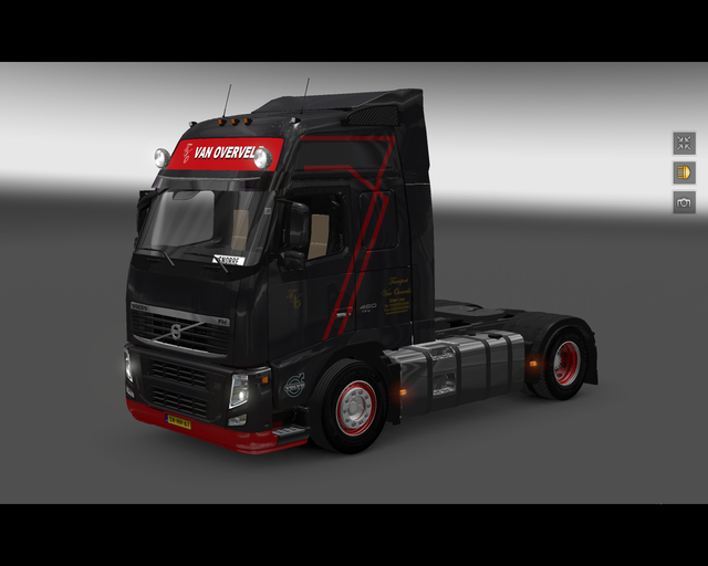 ets2 Volvo Fh classic 4x2 van Overveld Transport E prive skin ets2