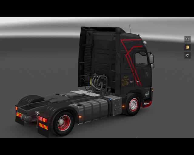 ets2 Volvo Fh classic 4x2 van Overveld Transport E prive skin ets2