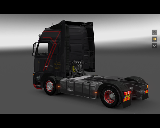 ets2 Volvo Fh classic 4x2 van Overveld Transport E prive skin ets2