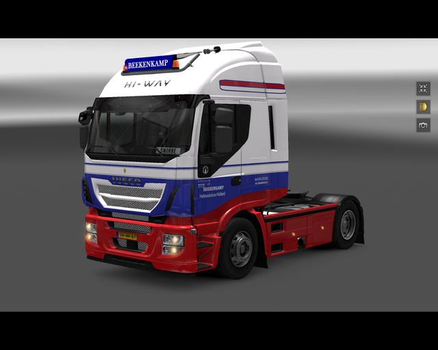 ets2 Iveco Hi-Way Beekenkamp Hellevoetsluis  prive skin ets2