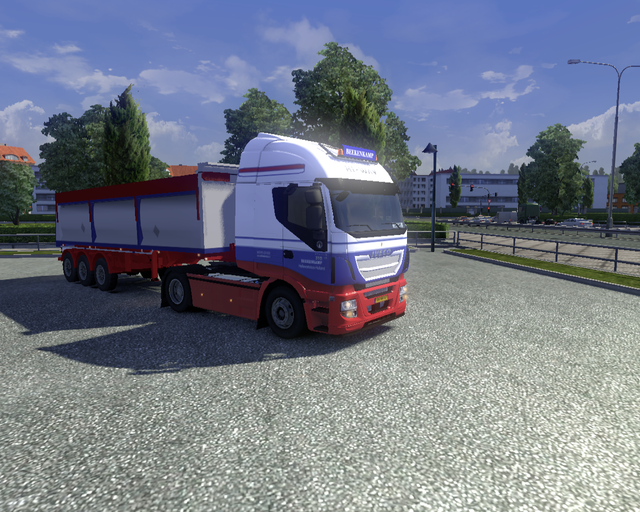 ets2 Iveco Hi-Way + Bodex trailer Beekenkamp Helle prive skin ets2