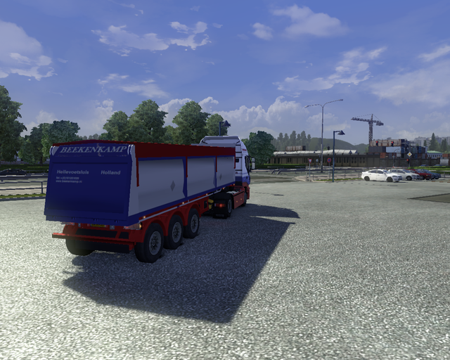 ets2 Iveco Hi-Way + Bodex trailer Beekenkamp Helle prive skin ets2