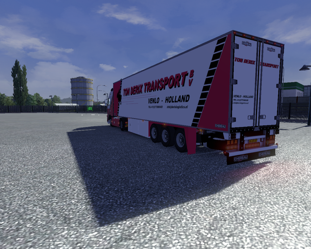 ets2 Volvo Classic FH 4x2 + Chereau Ton Derix Tran prive skin ets2