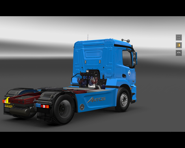 ets2 Antos 540 4x2 + Aral transport 2 prive skin ets2