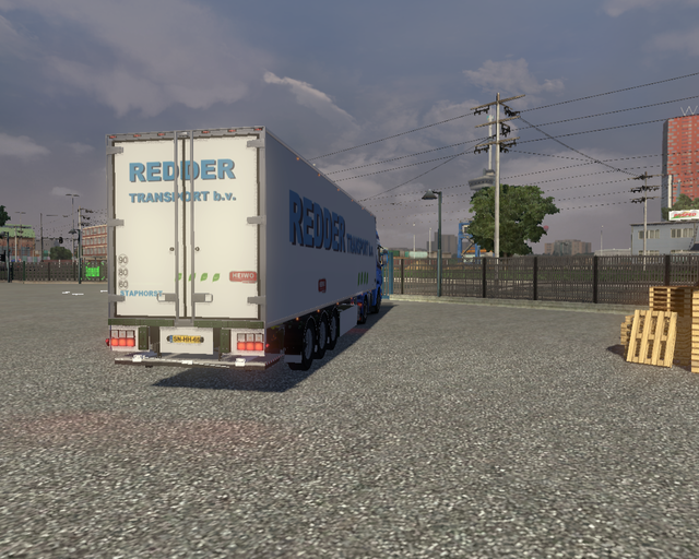 ets2 Scania R730 4x2 + Heiwo Cooltrailer Redder Tr prive skin ets2