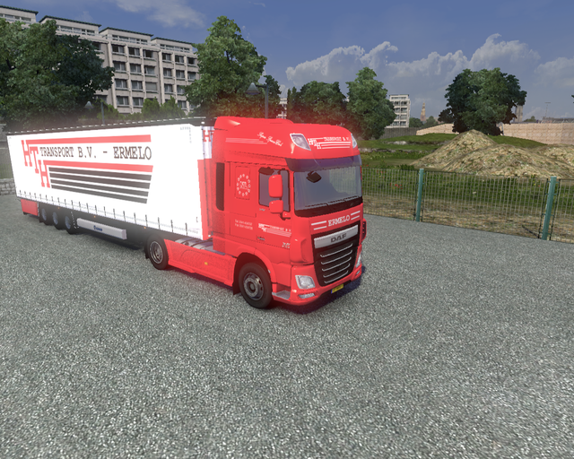 ets2 Daf Xf105 euro6 + Krone Profiliner 4x2 HTH Tr prive skin ets2