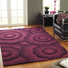 Wool Rug with Purple Texture - Carpets 