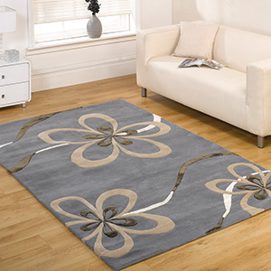 Wool Rug with Grey color Carpets 