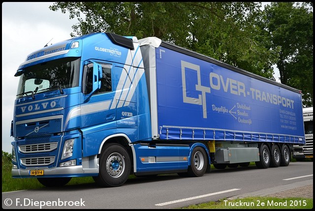 14-BFV-4 Volvo FH4 Over Transport-BorderMaker Truckrun 2e Mond 2015