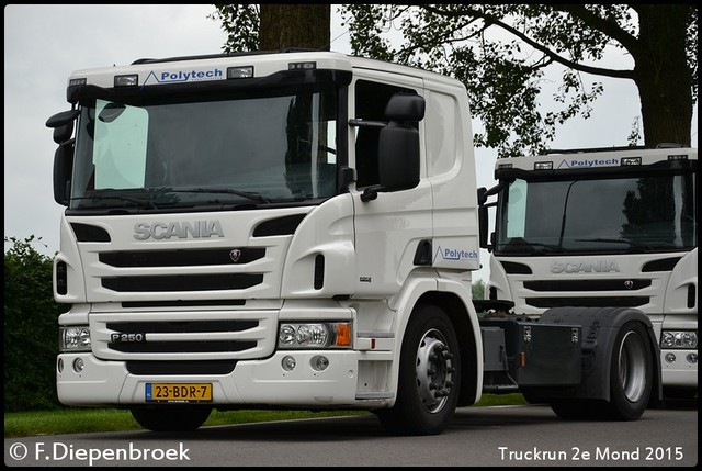 23-BDR-7 Scania P250 Polytech-BorderMaker Truckrun 2e Mond 2015