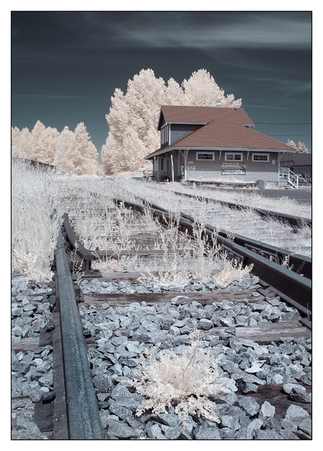 Infrared Train Station 02 Infrared photography