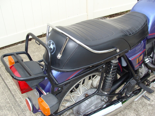 6175202 '81 R100T Rabid, Konis, Krauser, Reynolds  SOLD......6175202 1981 BMW R100T, custom Blue Smoke paint. Rabid Transit Fairing with Lowers. Krauser Saddlebags, Koni Shocks, Reynolds centerstand, Brown Sidestand, Major 10K Service, plus much more.