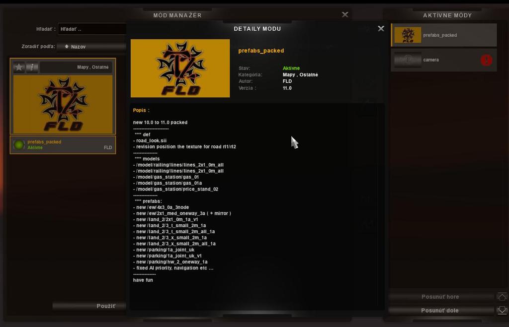 manager mod prefabs
