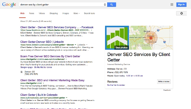 Denver SEO Client Getter