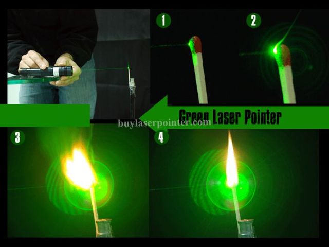 50mw Green Laser Pointer Pen, Picture Box