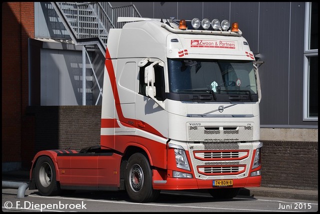 74-BDN-8 Volvo FH4 Zwaan en Partners-BorderMaker 2015