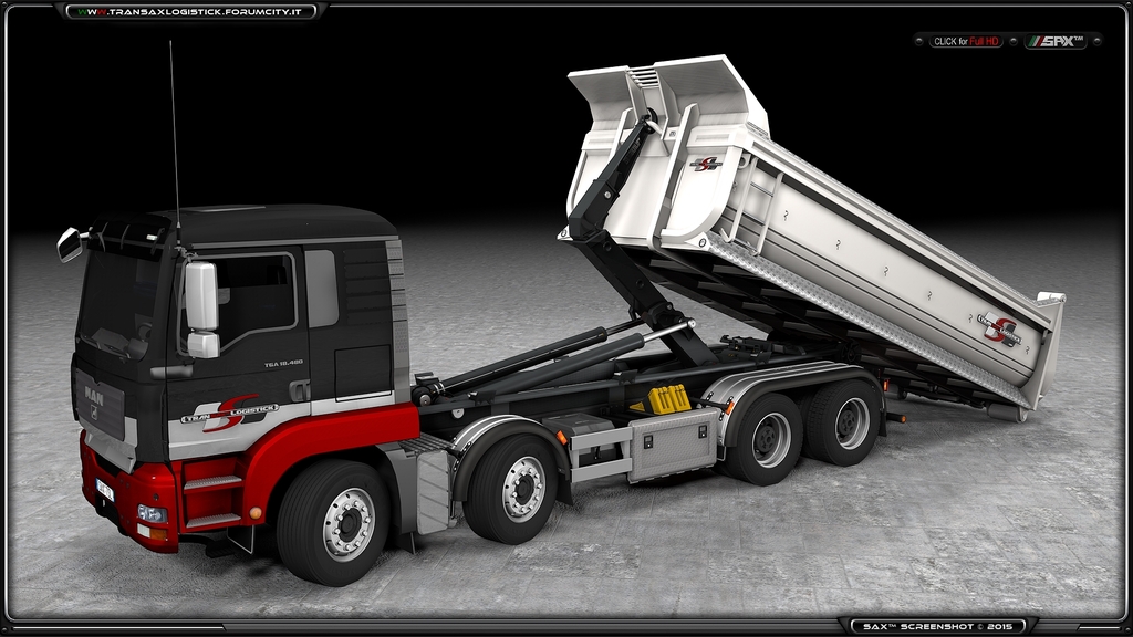 MAN TGA + KIPPER 2SAX - TSLâ„¢ MAN TGA + Multilift System