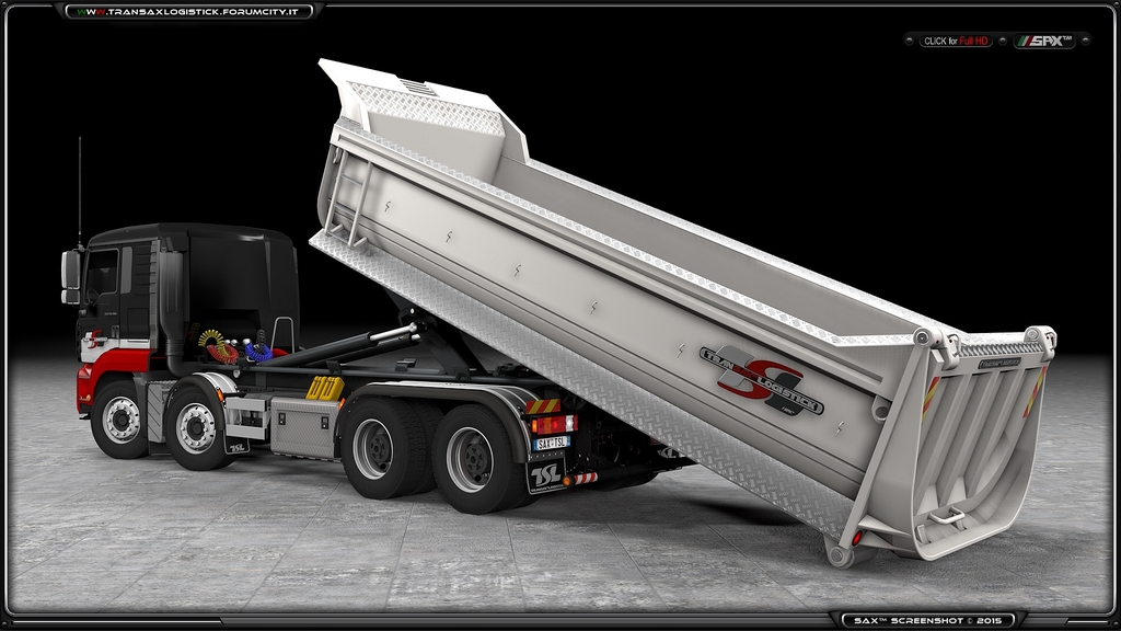 MAN TGA + KIPPER 2SPX - TSLâ„¢ MAN TGA + Multilift System