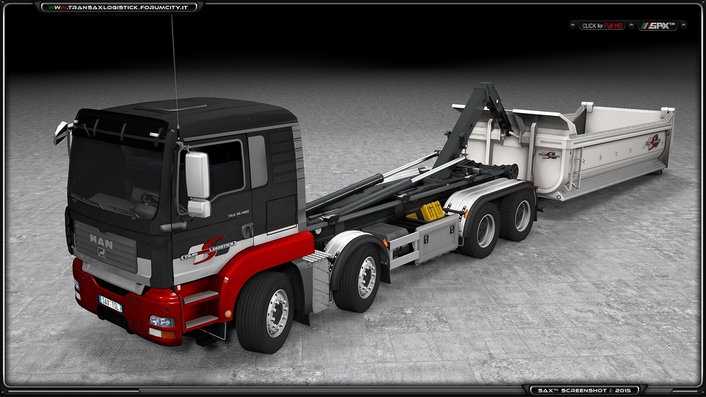 MAN TGA + KIPPER 3SAX - TSLâ„¢ MAN TGA + Multilift System