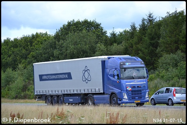 98-BDT-4 Volvo FH4 HTC-BorderMaker Rijdende auto's