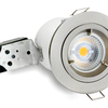 6 WATTS LED BULB WITH SATIN... - Fire Rated Downlights