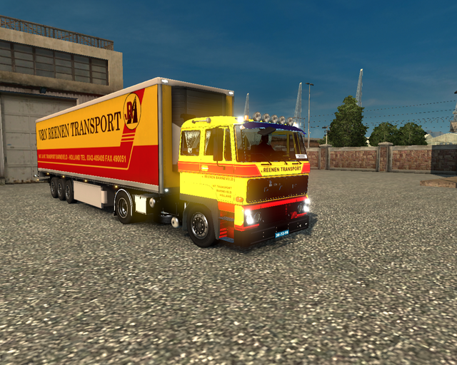 ets2 Daf 2800 4x2 + Coolliner van Reenen Barneveld prive skin ets2