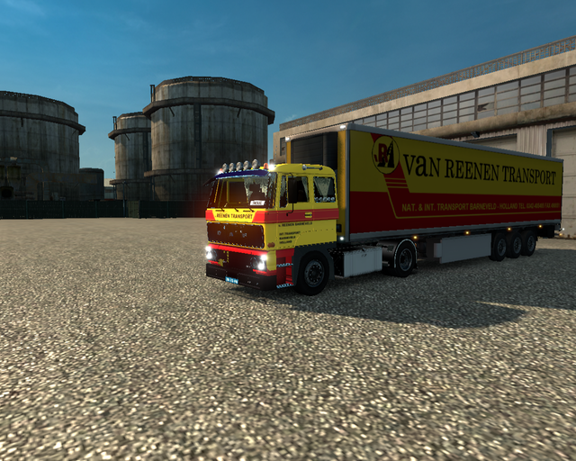 ets2 Daf 2800 4x2 + Coolliner van Reenen Barneveld prive skin ets2