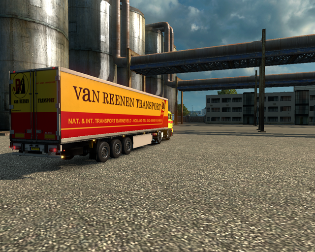 ets2 Daf 2800 4x2 + Coolliner van Reenen Barneveld prive skin ets2